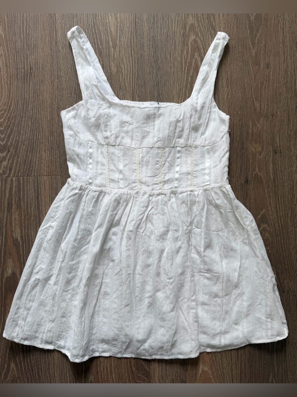 NWT Princess Polly LORINDA MINI DRESS WHITE Petite Size 6